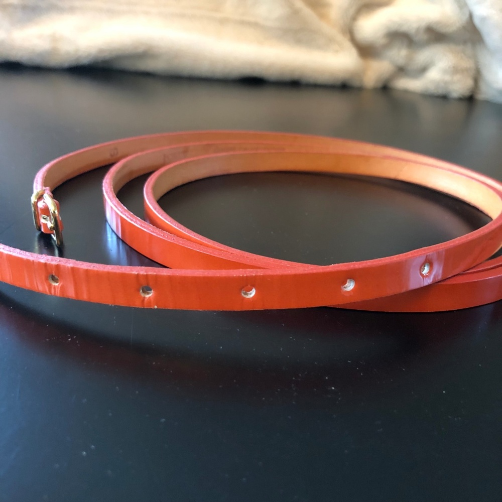 J Crew Patent Leather Double Wrap Belt - Picture 6 of 10